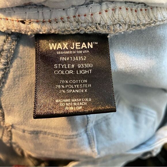 Wax JEAN Distressed Skinny Jeans - Picture 5 of 7
